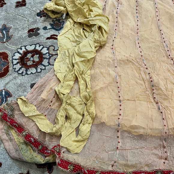 Used once Indian maxi party dress medium size - Picture 3 of 9